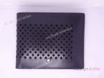 Montblanc Replica Wallet Black Leather Hollow Wallet